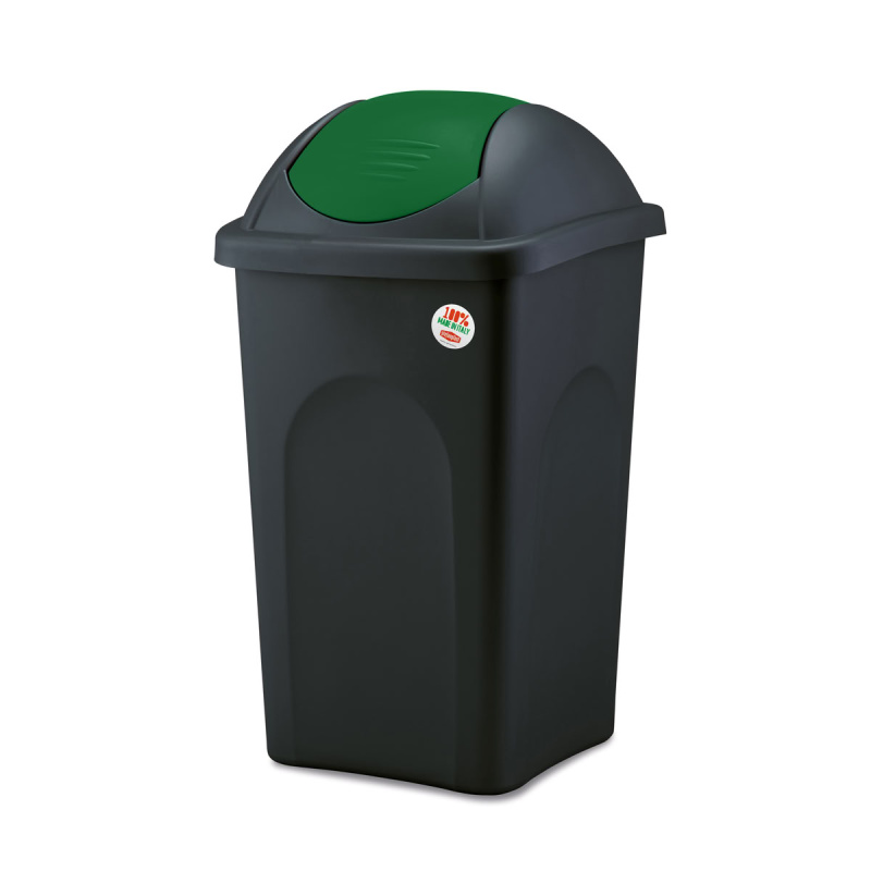 STEFANPLAST MULTIPAT 60 l černý zelené víko