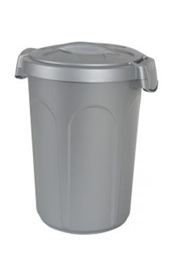 Kontejner na krmivo 46 l - stříbrný