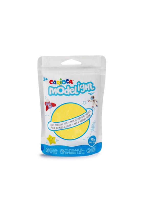 Carioca Modelovací hmota Modelight 50g Barva: Žlutá Carioca