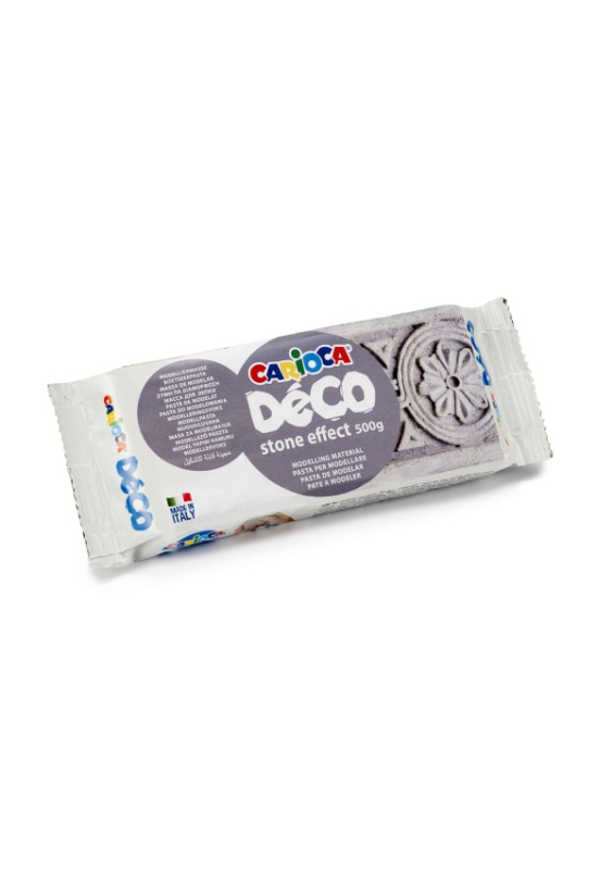 Carioca Déco šedá samotvrdnoucí modelovací hmota 500 g Carioca