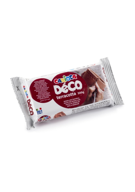 Carioca Déco terakota samotvrdnoucí modelovací hmota 500 g Carioca