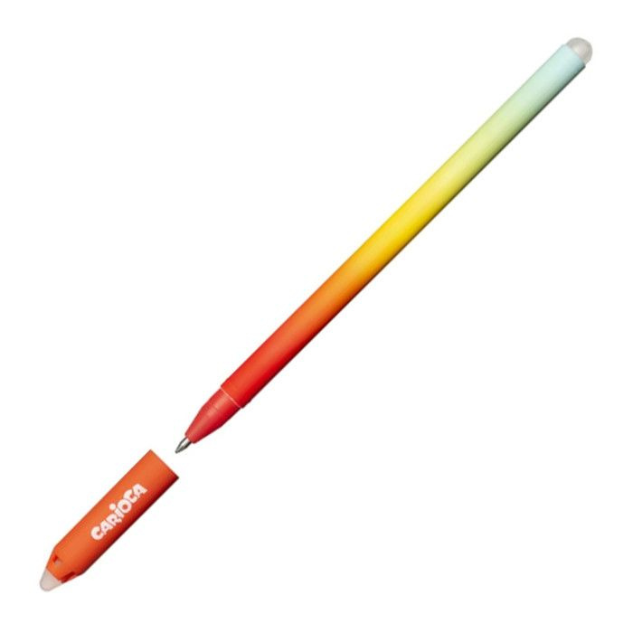 Gumovatelné pero Carioca Oops Easy 0,7 mm - červené