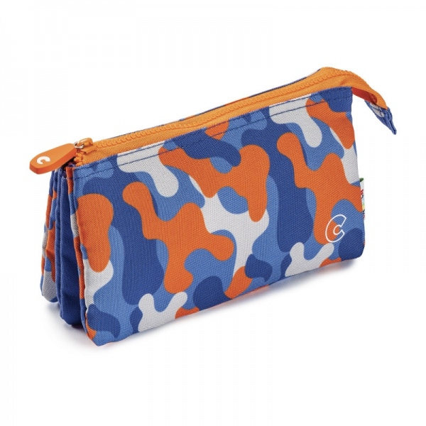 Carioca - Penál multipocket Groovi - prázdný Barevná varianta: Modrooranžová Carioca