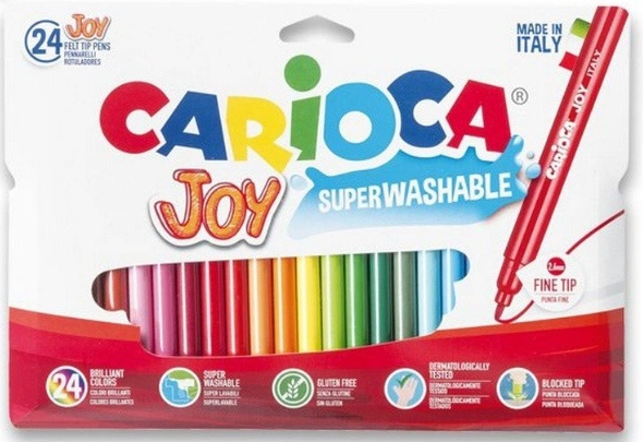 Carioca Joy fixy 24ks omyvatelné Carioca