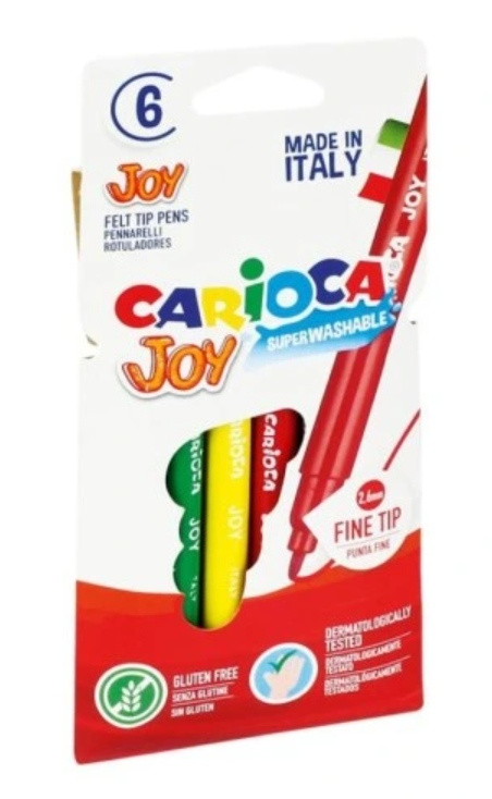 Carioca Joy fixy 6ks omyvatelné Carioca