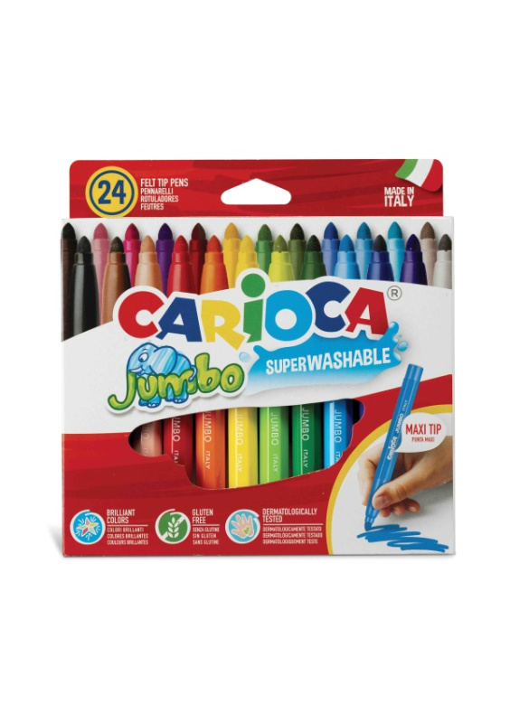 Carioca Jumbo fixy 24ks omyvatelné Carioca