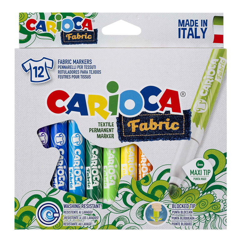 Carioca Fabric fixy na textil 12ks Carioca