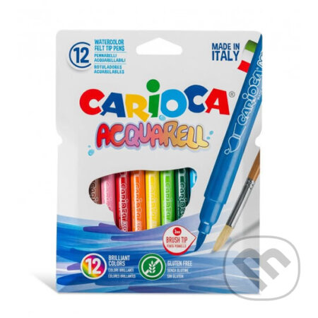 Carioca akvarelové fixy 12ks Carioca