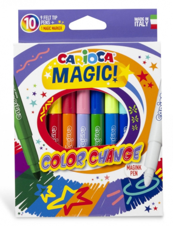 Carioca Magic Color fixy měnící barvy 10ks Carioca