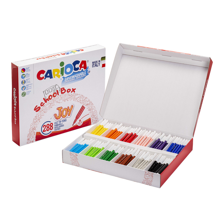 Fixy Carioca Joy školní balení - papírový box 288 ks