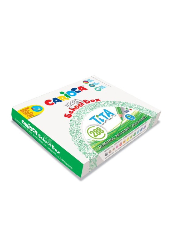 Carioca Tita mega box školních pastelek 288 ks Carioca