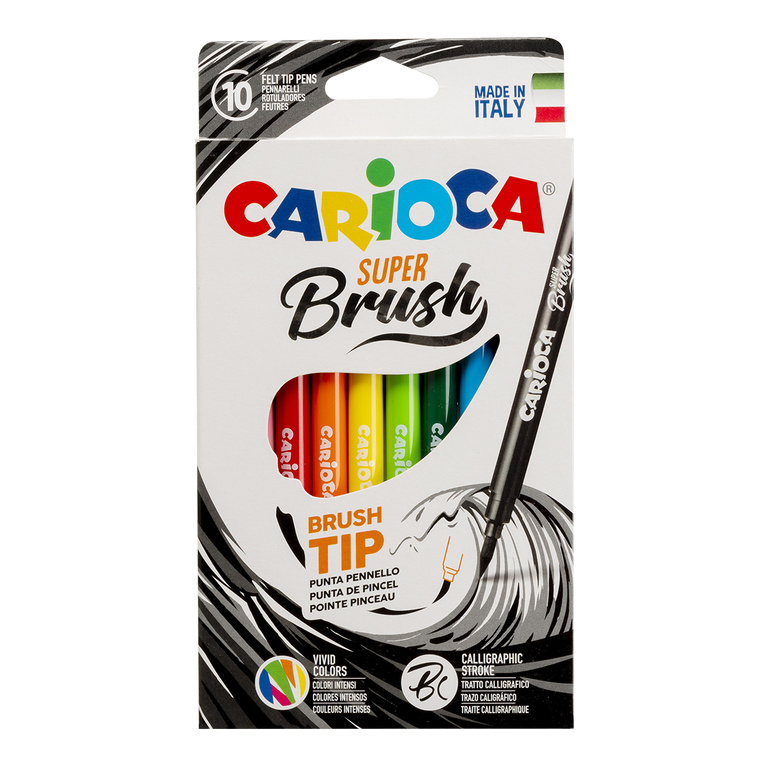 Carioca Fixy se štětcovým hrotem 10 ks Carioca