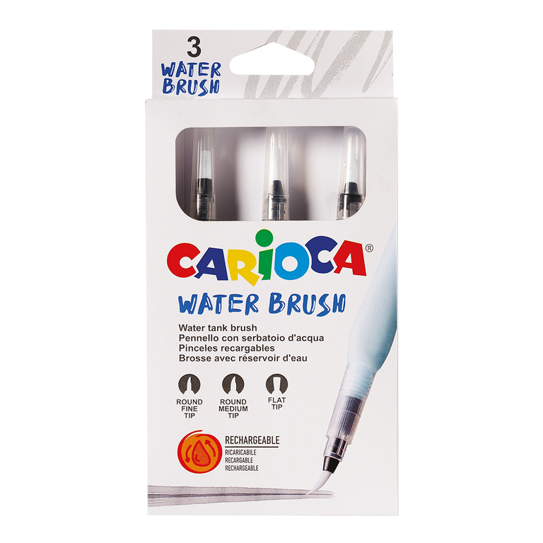 Carioca Plnitelné štětce - 3ks Carioca