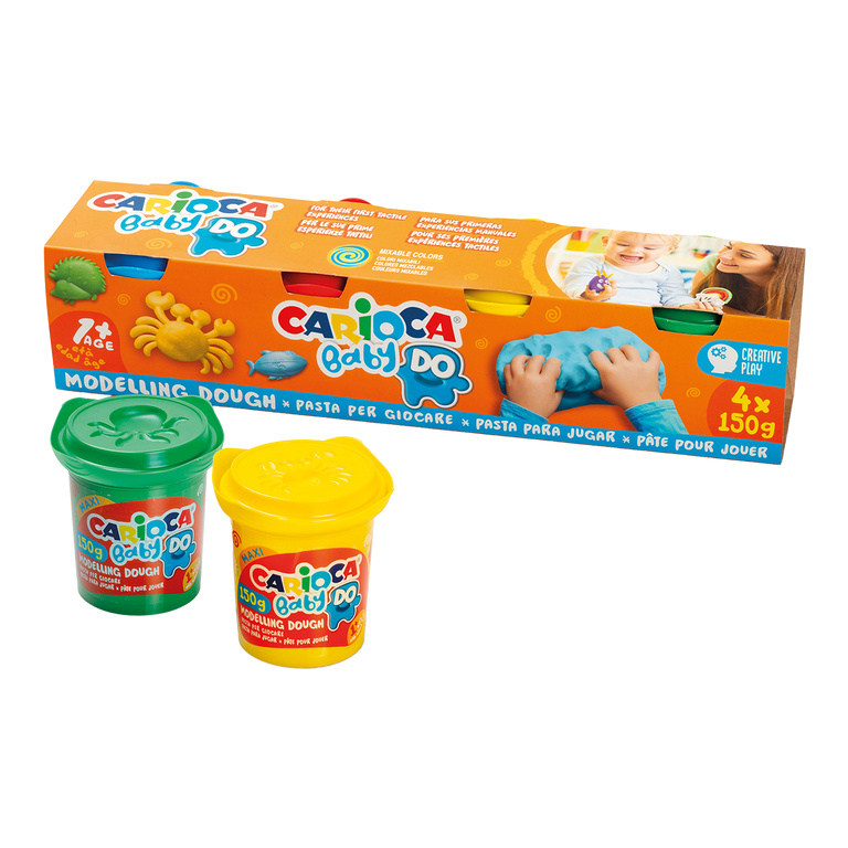 Modelovací hmota Carioca Baby Do 1+, 4 × 150 g