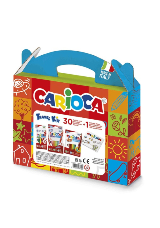 Carioca  cestovní sada uměleckých potřeb 30 ks Carioca