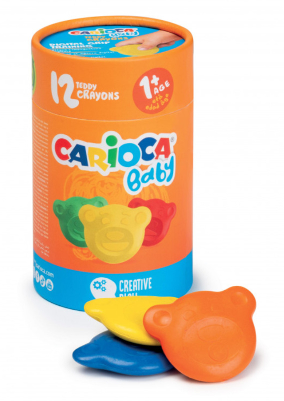 Carioca Baby Teddy voskovky 12ks Carioca