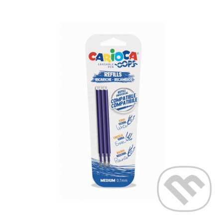 Carioca Oops (náplň modrá, 3 ks)