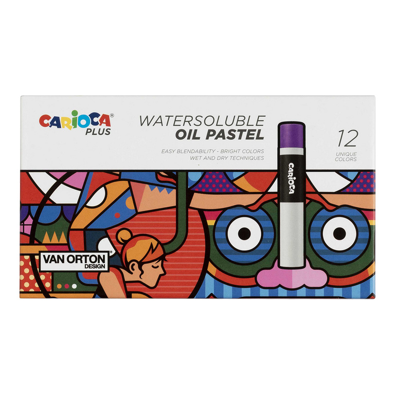 Olejové pastely Carioca PLUS - box 12 ks