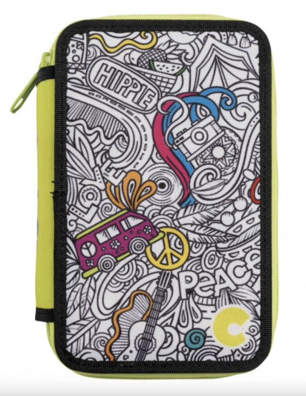 Carioca penál Color 3 patrový vybavený Barevná varianta: Zelená Carioca