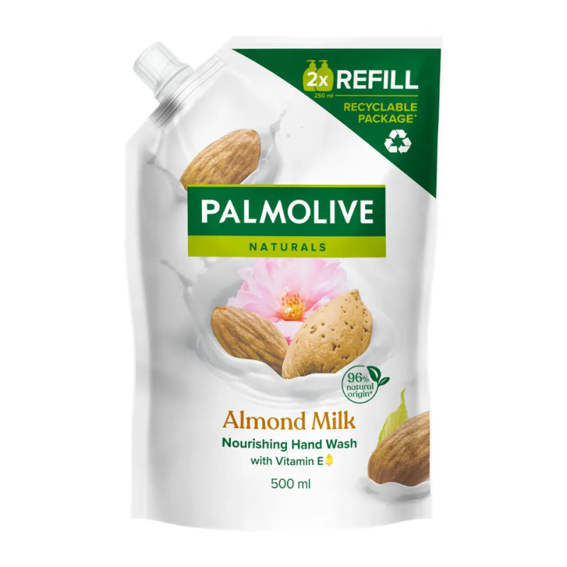 PALMOLIVE Tekuté mýdlo náhradní náplň Almond&Milk 500 ml