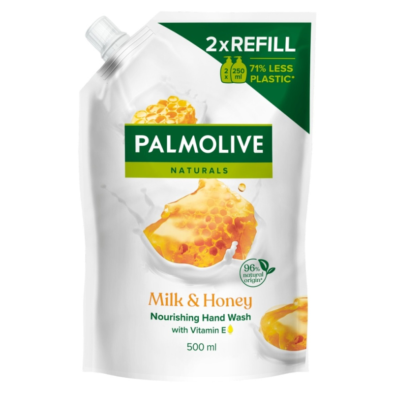 PALMOLIVE Tekuté mýdlo náhradní náplň Honey&Milk 500 ml
