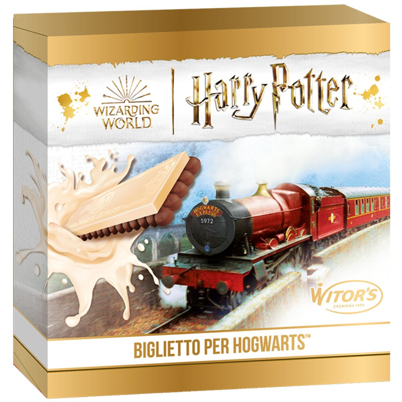 Harry Potter Sušenky ve tvaru jízdenky do Bradavic s bílou čokoládou