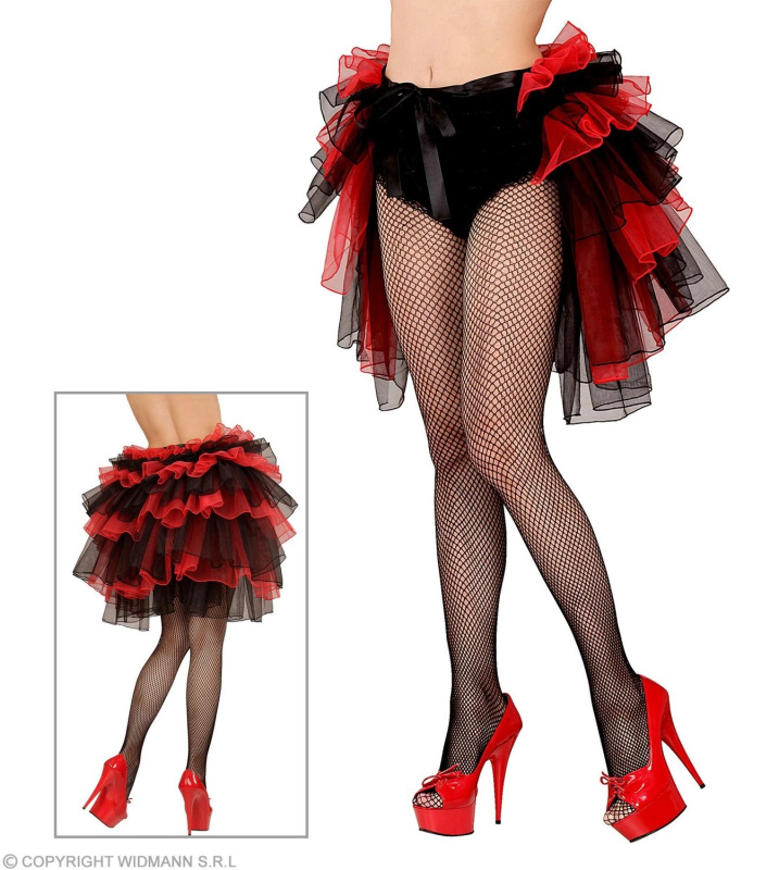 Burlesque a goth rock k uvázání z organzy - 1 kus