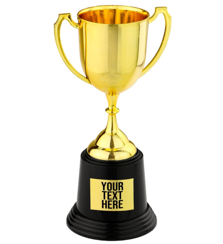 Boland Zlatá trofej plastový pohár 22 cm