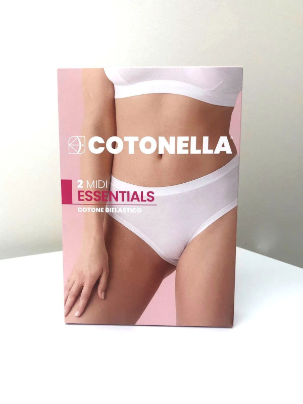 Kalhotky Cotonella 3363 Midi A'2 S-2XL bianco/bílá XXL