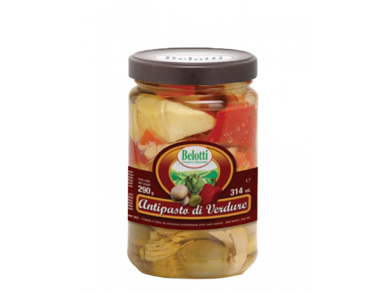 Belotti Zeleninový předkrm (Antipasto di Verdure) 314ml