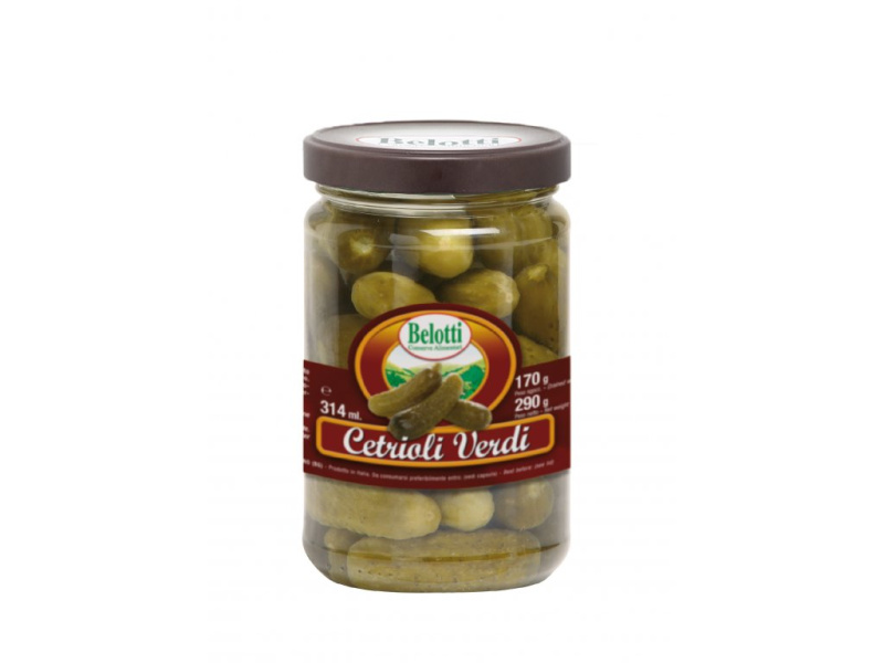 Belotti Zelené okurky (Cetrioli Verdi) 314ml