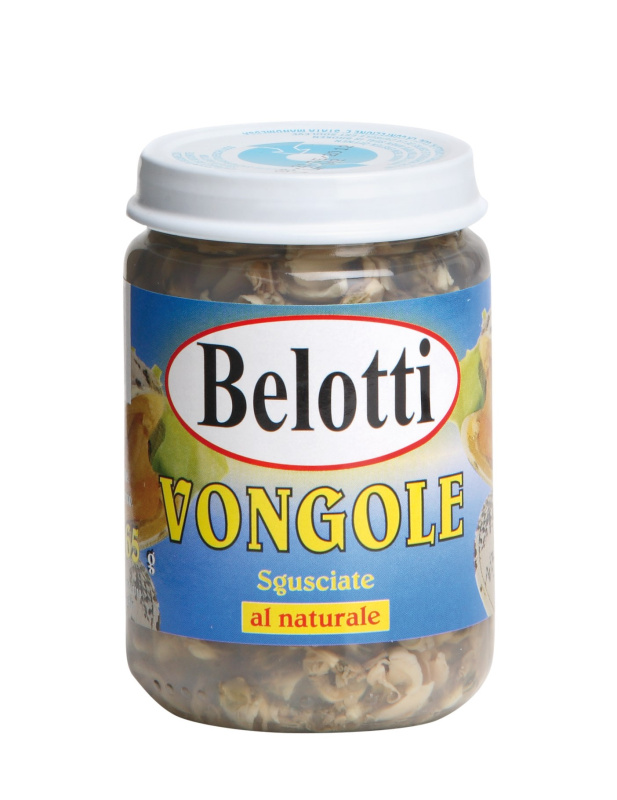 Belotti Mušle přírodní (Vongole Al Naturale) 130g