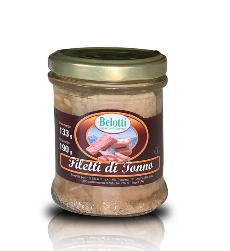 Belotti Tuňák v livovém oleji (Filetti di Tonna) 190g