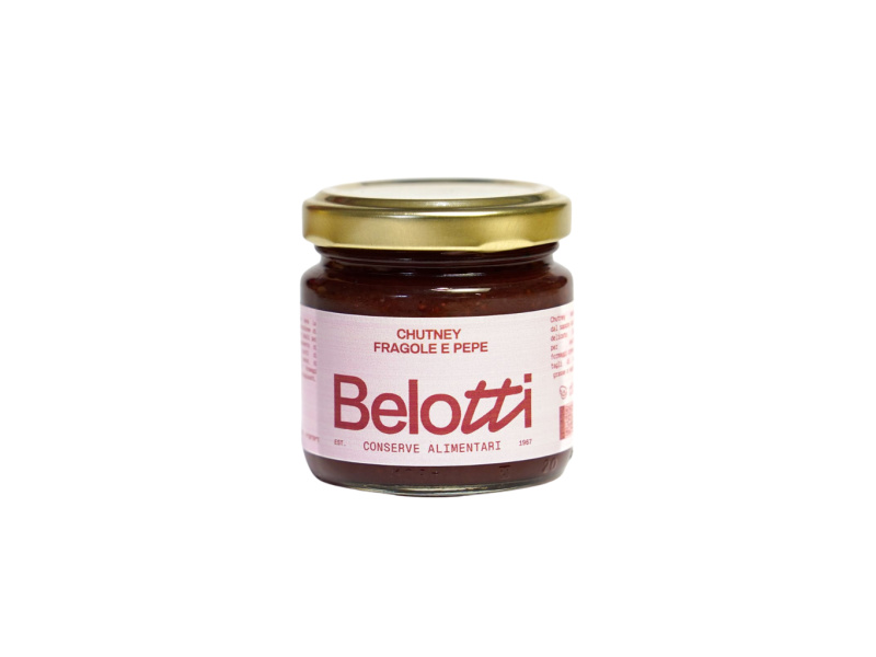 Belotti Chutney z jahod a pepře (Chutney Fragole e Pepe) 100g