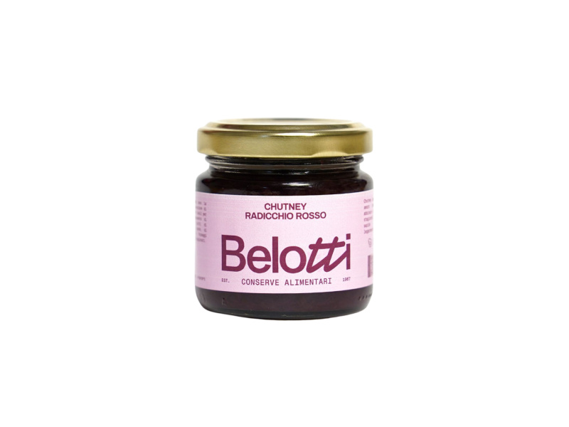 Belotti Chutney z červené čekanky (Chutney Radicchio Rosso) 100g