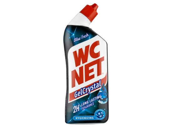 WC Net Gel crystal WC gelový čistič Blue Fresh 750 ml