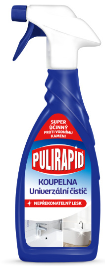 Pulirapid Koupelna odstraňovač vodního kamene, 650 ml