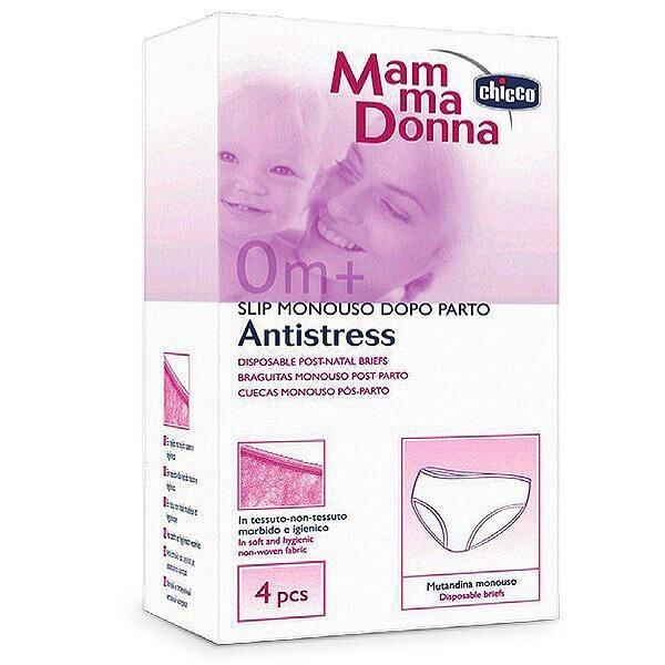 Chicco Mammy Disposable Post-Natal Briefs poporodní kalhotky velikost 3 (38-40) 4 ks