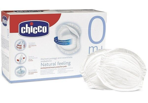 Chicco Tampóny do podprsenky antibakteriální 30 ks