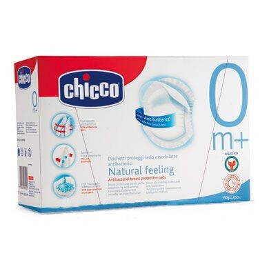 CHICCO Antibakteriální tampóny do podprsenky 60 kusů