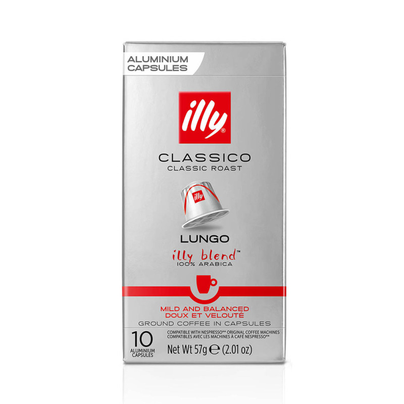 illy Espresso Lungo - kávové kapsle - 10 kapslí