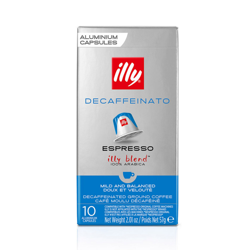 illy Espresso Decaffeinato - kávové kapsle - 10 kapslí