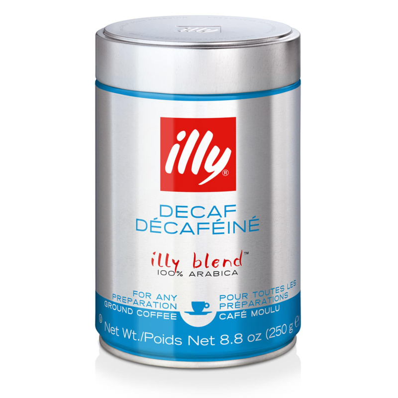 illy Espresso káva mletá bez kofeinu