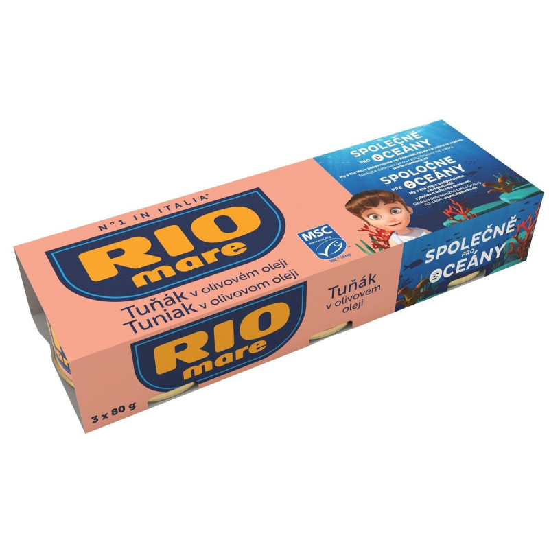 Rio Mare Tuňák v olivovém oleji 3×80g