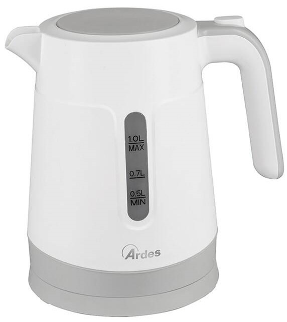 Rychlovarná konvice Ardes BOL01 / 2200 W / 1 l / bílá/šedá Varianta: ivi1