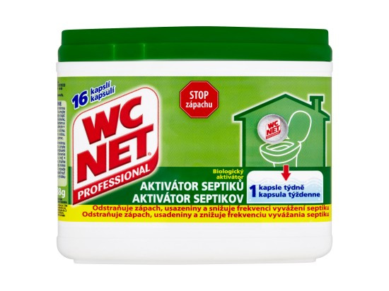 WC NET biologický aktivátor septiků 16 kusů