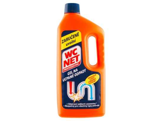 WC Net Professional gel na ucpané odpady