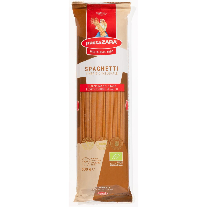Pasta Zara těstoviny semolinové celozrnné špagety