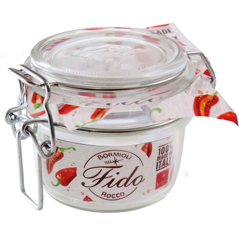 Bormioli Rocco Sklenice zavařovací se sponovým uzávěrem Fido 125 ml