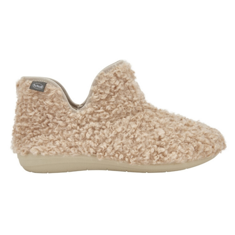 SCHOLL Maddy bootie dámská domácí obuv béžová 1 pár, Velikost obuvi: 40